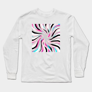 Geometric. vane.1. colorful. abstract. Long Sleeve T-Shirt